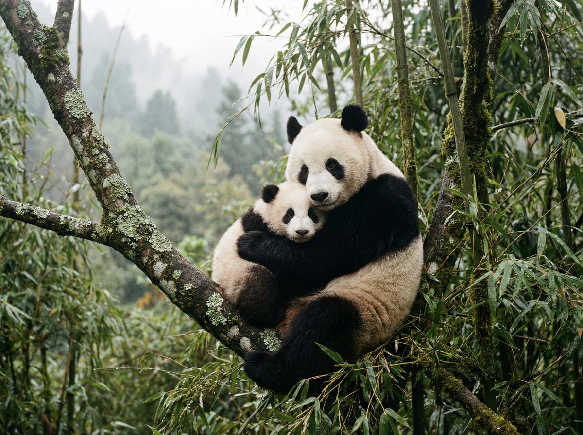 51吃瓜精选母子熊猫