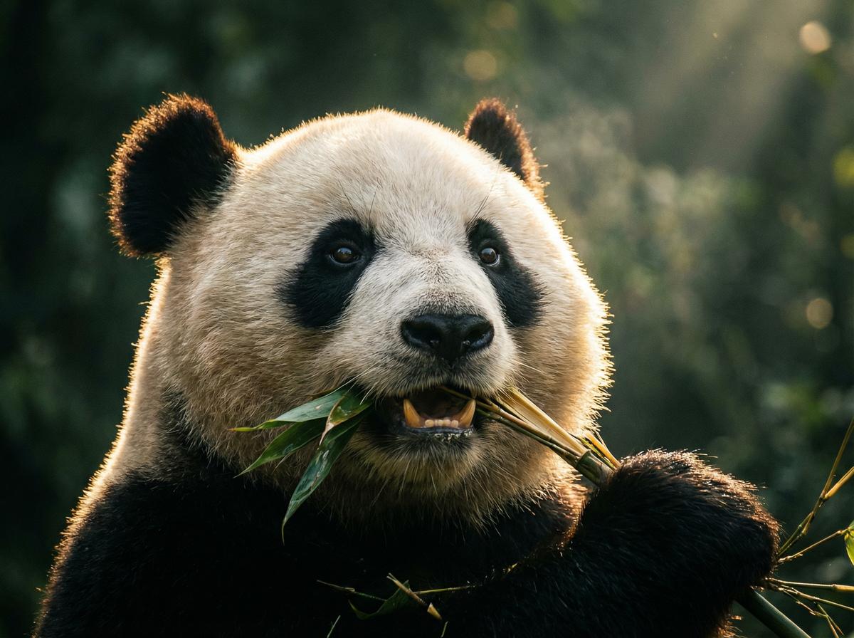 51吃瓜精选熊猫吃竹